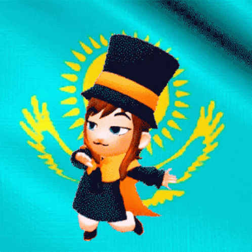 Kazakhstan Hat Kid Dancing GIF