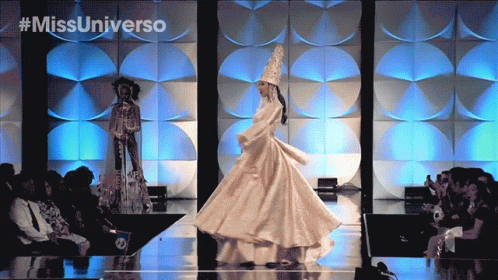 Kazakhstan Miss Universe Gown GIF
