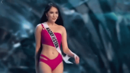 Kazakhstan Miss Universe Walk GIF