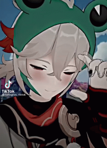 Kazuha Being Cute GIF