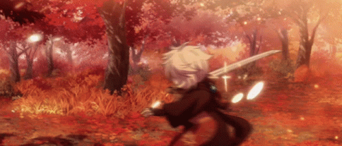 Kazuha Fast Moving With Sword GIF