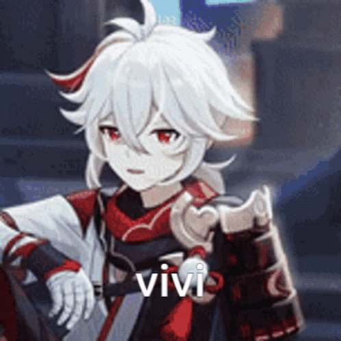 Sitting Kaedehara Kazuha GIF