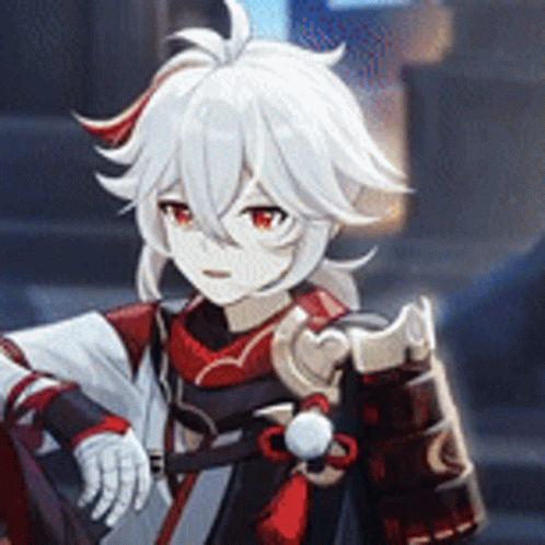 Kazuha Being Serious GIF