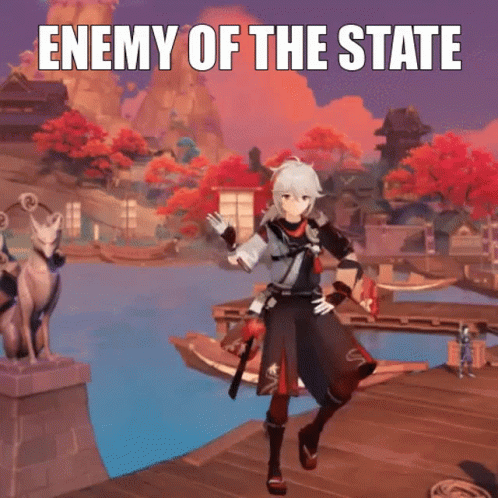 Kazuha Enemy Of The State GIF