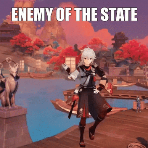 Kazuha Enemy Of The State GIF