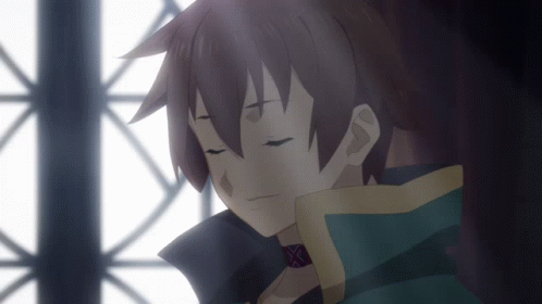 Kazuma Sad Anime Saying Sorry GIF
