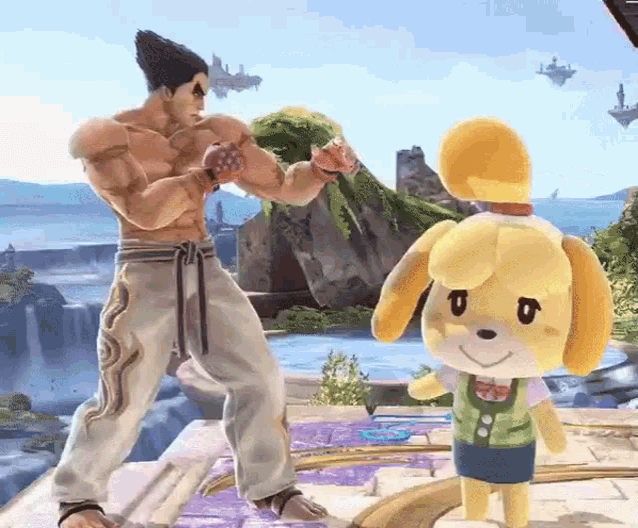Kazuya Isabelle Gif GIF