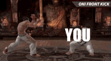 Kazuya Mishima Tekken Game Kick GIF