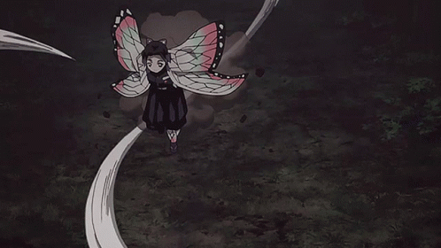 Demon Slayer Mitsuri Flying GIF