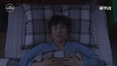 Kdrama Man Can't Sleep At Night From Overthinking GIF
