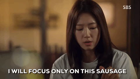 Kdrama Park Shin Hye Sausage Meme GIF