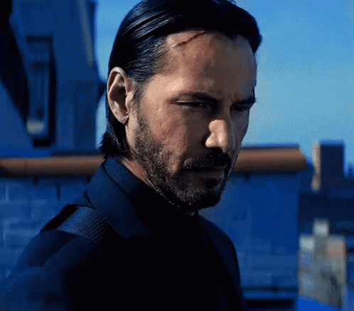 Keanu Reeves As John Wick GIF