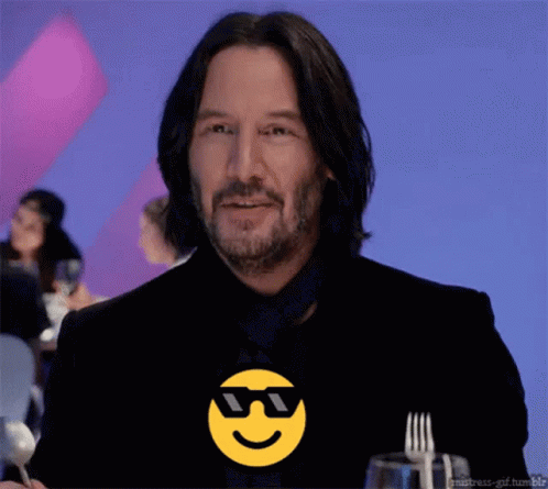 Keanu Reeves Good Laugh GIF