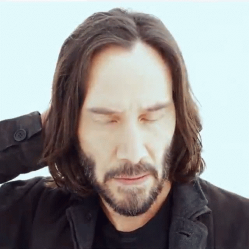 Keanu Reeves Headache GIF