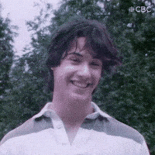 Young Keanu Reeves Wow GIF