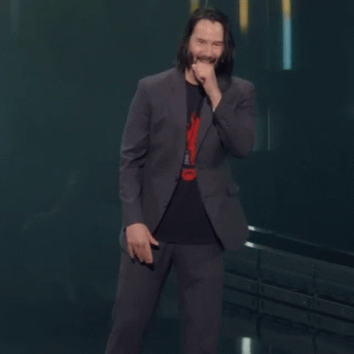 You're Breathtaking Keanu Reeves GIF