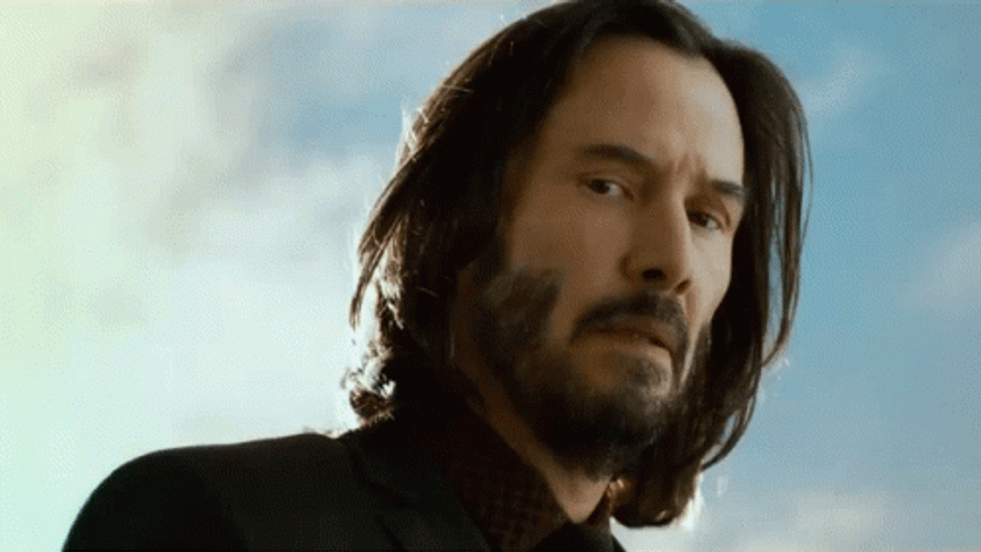 Keanu Reeves Puzzled GIF