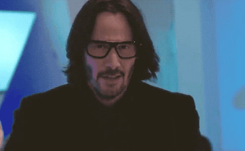 Keanu Reeves Who Cares GIF