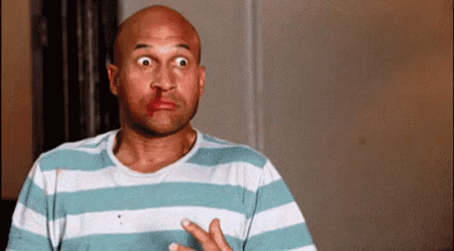 Keegan-Michael Key Jump Out Window GIF