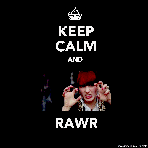 Keep Calm And Rawr Graphics Design GIF