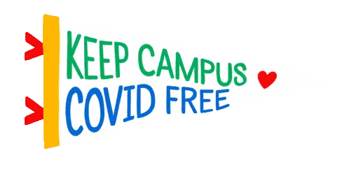 Keep Campus Covid Free Sign
