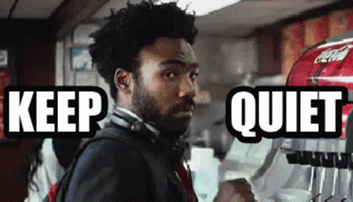 Keep It Quiet Secret Keep It Safe GIF