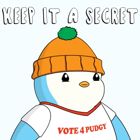 Keep It Secret Keep It Safe Penguin GIF