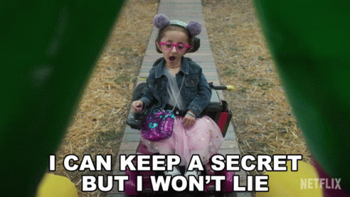 Keep It Secret Keep It Safe Won't Lie GIF
