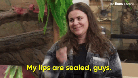 Keep It Secret Sealed Lips Keep It Safe GIF