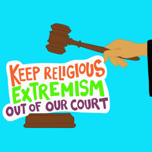Keep Religious Extremism Out Supreme Court GIF