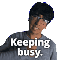 Keeping Busy Working Sticker GIF