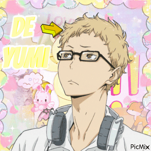 Kei De Yumi Tsukishima Gif GIF