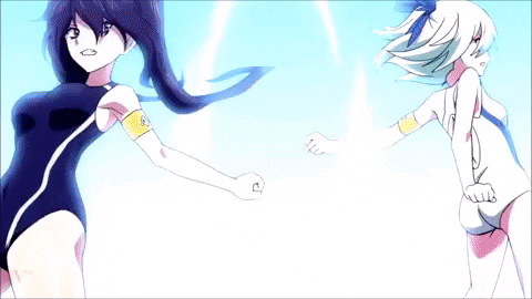 Keijo Butt Pushing Intense Fight GIF