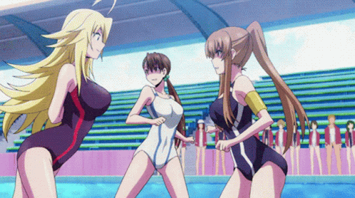 Keijo Cute Cat Fight Hip Whip Girl GIF