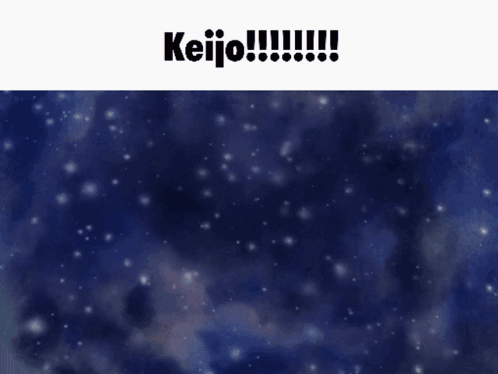 Keijo High Speed Outer Space Teleport GIF