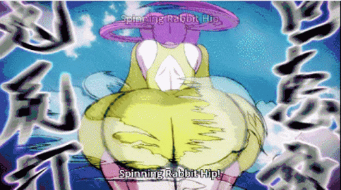 Keijo Spinning Rabbit Hip Attack GIF