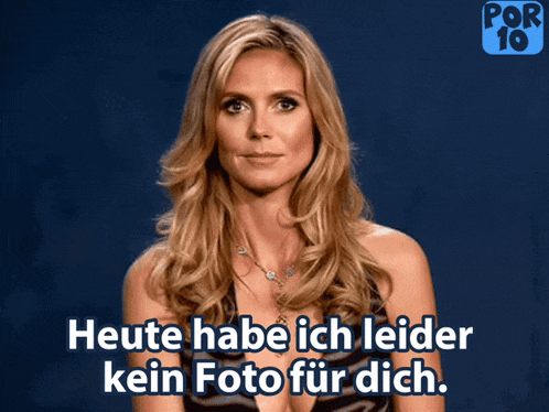 Kein Foto Heidi Klum Gif GIF