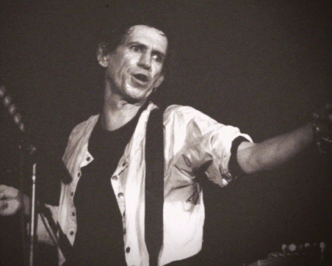 Keith Richards Black And White Image Selection GIF