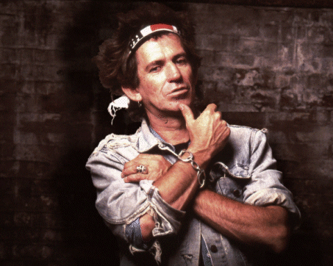Keith Richards Crossed Arms Pose GIF