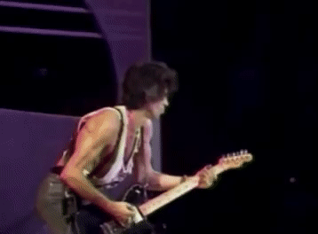 Keith Richards Energetic Guitar Playing GIF
