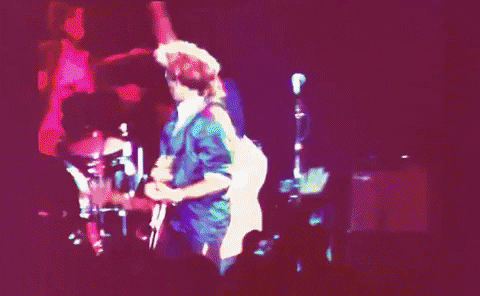 Keith Richards Energetic Hyper Performance GIF