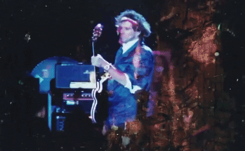 Keith Richards Glitchy Video Clip GIF
