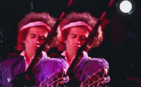 Keith Richards Trippy Concert Performance GIF
