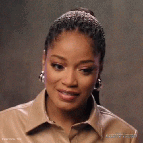 Keke Palmer Forced Head Nod GIF