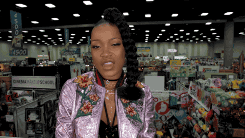 Keke Palmer Showing Nails GIF