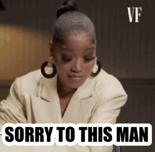 Keke Palmer Sorry To This Man GIF