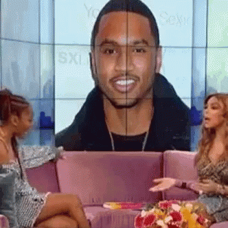 Keke Palmer Trey Songz Reaction GIF