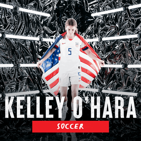Kelley O'hara Proud Usa Soccer Player GIF