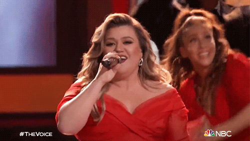 Kelly Clarkson Feeling When Singing GIF