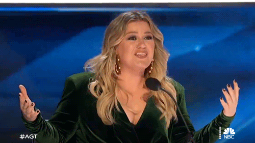 Kelly Clarkson Jaw Drop GIF